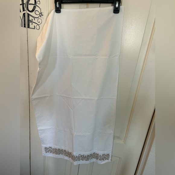 Sferra King Size Pillowcases Italy 1891 Hand Embroidered 100% Egyptian Cotton - Picture 5 of 11